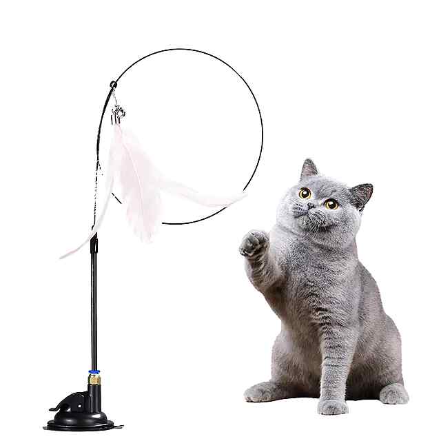 Іграшка для котів: удосконалена присоска, сталевий дріт, безпечна - 1 фото товару