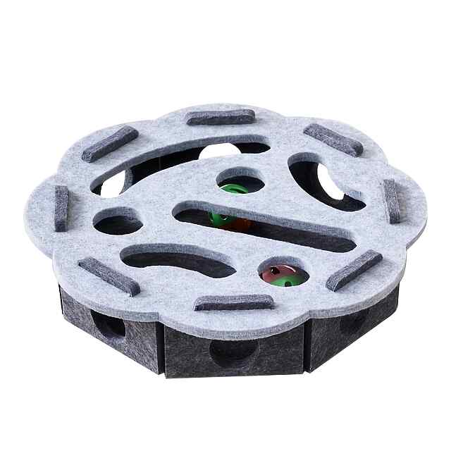 ???? Іграшка-Пазл для Котів Весела Риболовля ???? Інтерактивна, Розвиває, З М'ячами. - 2 фото товару