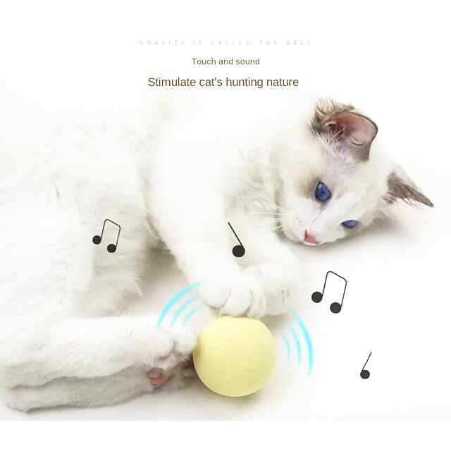 Ігрова куля для кішок із звуками тварин   котяча м'ята (Україна) - 2 фото товару