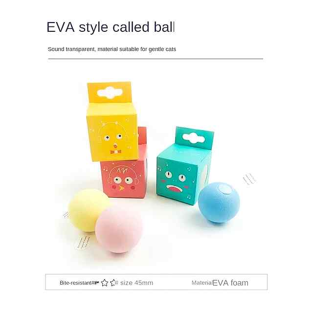 Ігрова куля для кішок із звуками тварин   котяча м'ята (Україна) - 3 фото товару