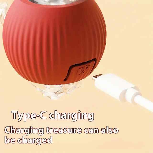 Інтерактивний м'яч для котів з рухом, звуком та трьома режимами. Ідеальний подарунок! - 3 фото товару