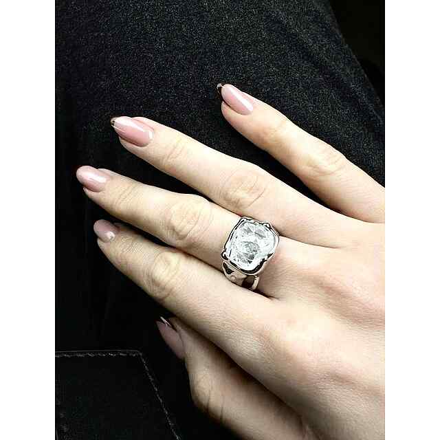 Каблучка Айcберг - жіноча прикраса, розмір 6. Бургнді Біджотері. Акція PROM20 на INSTAGRAM. Відеоогляд в Instagram. - 3 фото товару