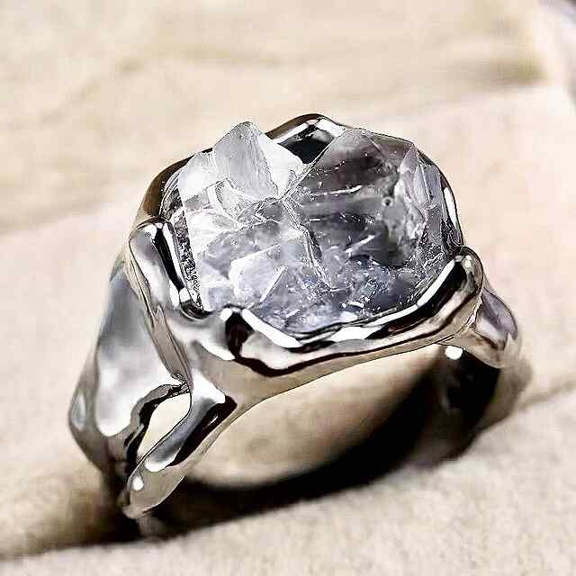 Каблучка айсберг, жіноча, розмір 6, знижка INSTAGRAM 20%