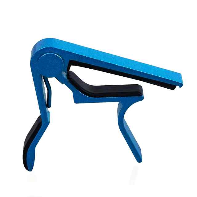 Каподастр для гітари, синій – зручний та портативний