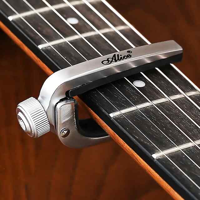 Каподастр для гітари – Зручний, міцний, з силіконовими вставками