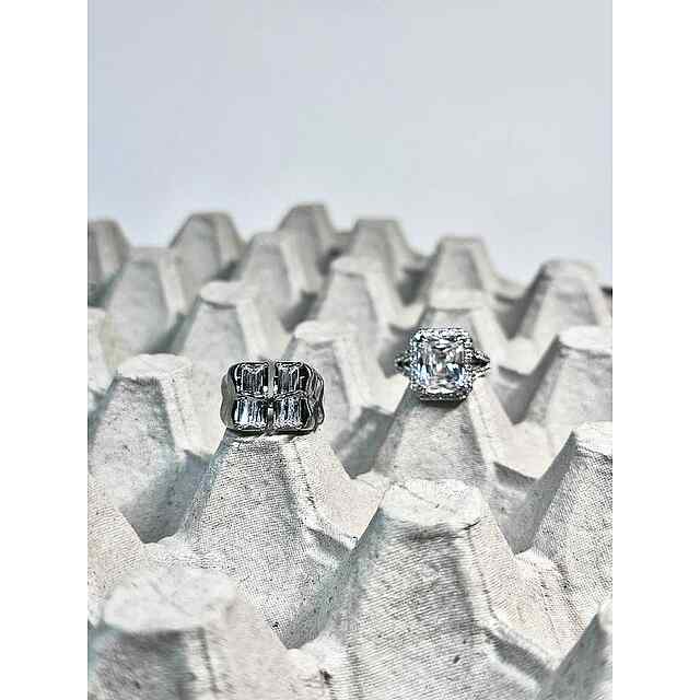 Кільце 2 половини цілого, регульоване, Україна, знижка 20% через INSTAGRAM - 2 фото товару