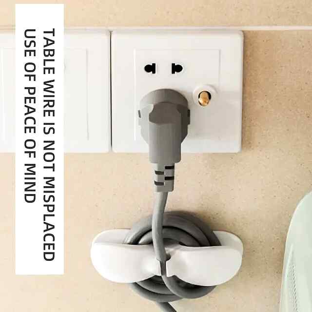 Кліпса для кабелів Cable Clamp - органайзер для дротів, 60 см - 2 фото товару