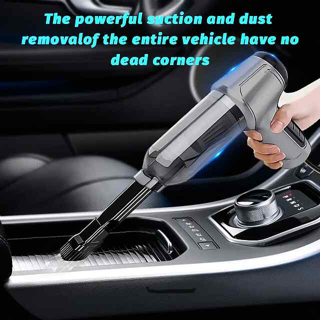 Компресор продувний/пилосос 2-в1 для ПК та електроніки. Потужний   щітки в комплекті! - 1 фото товару