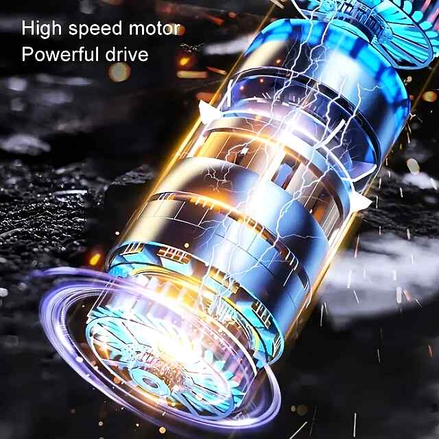 Компресор-пилосос (2в1) для ПК, авто та дому - портативний і потужний. Type-C зарядка. CE сертифікат. Комплект насадок. - 1 фото товару