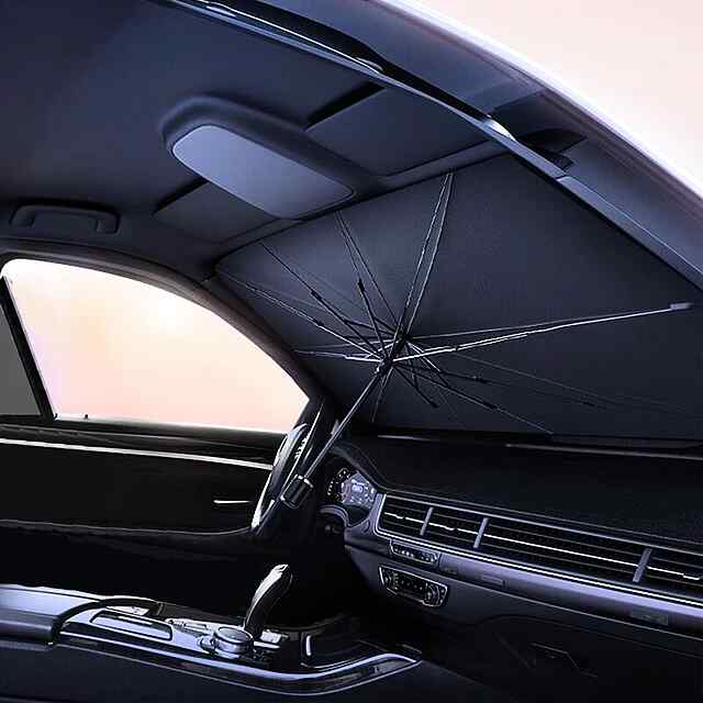 Козирок для авто на лобове скло: захист від сонця, універсальний розмір 125х65см - 2 фото товару