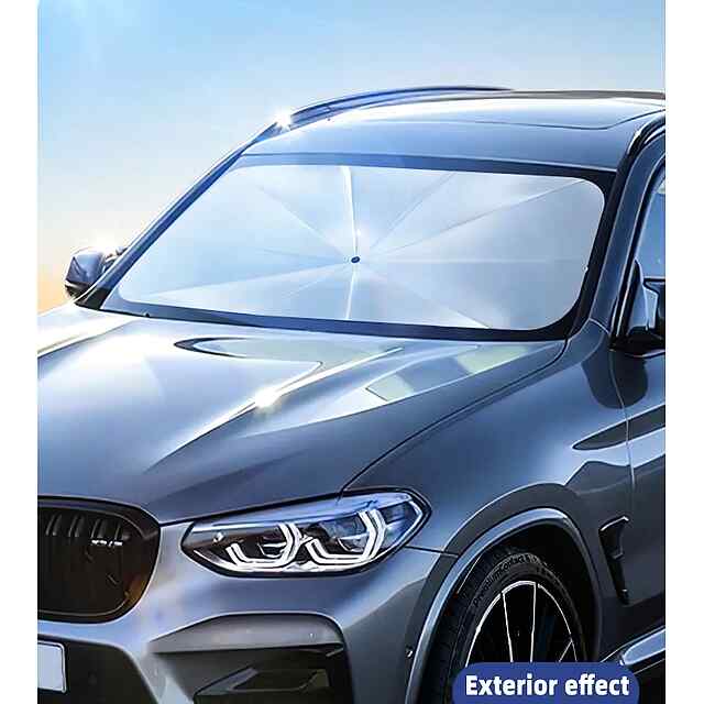 Козирок для авто на лобове скло: захист від сонця, універсальний розмір 125х65см - 3 фото товару