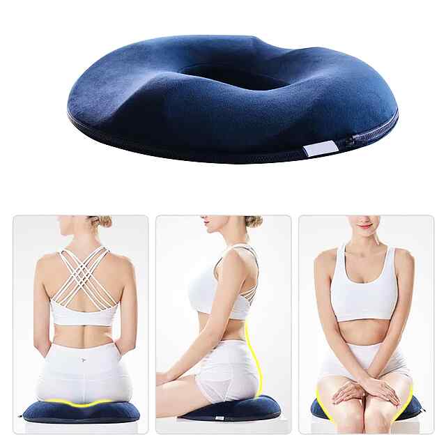 Крісло ортопедичне з піни пам'яті для комфортного сидіння, підтримка спини. Україна. - 1 фото товару