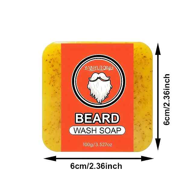 Куркума-мило 100г: борода, обличчя, тіло - глибоке очищення та зволоження - 2 фото товару