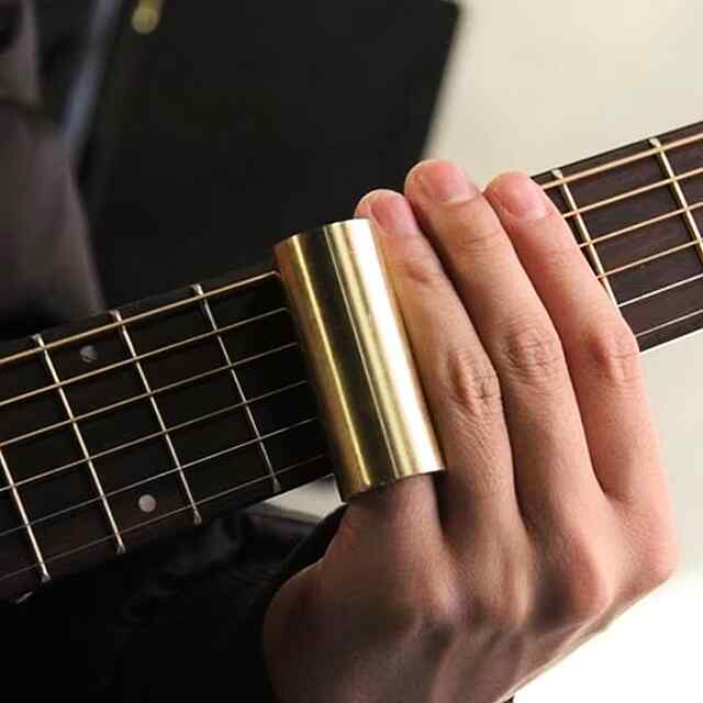 Латунний гітарний слайд 60 мм - тепле насичене звучання та комфорт ????