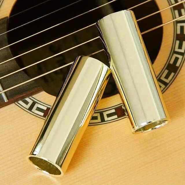 Латунний гітарний слайд 60 мм - тепле насичене звучання та комфорт ???? - 3 фото товару