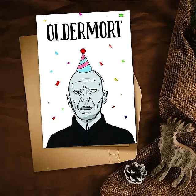 Листівка Олдемор: Магічне привітання з днем народження!