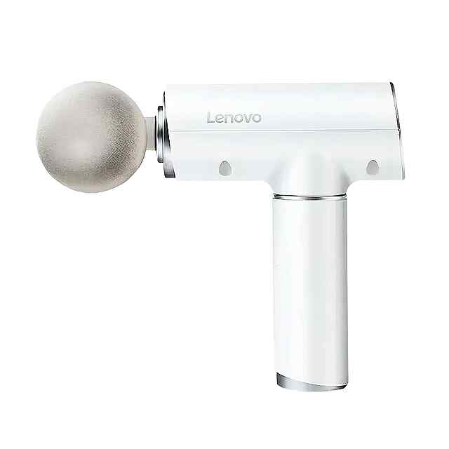 Масажний пістолет Lenovo USB 6 насадок 5 режимів для болю та розслаблення м'язів Україна - 1 фото товару