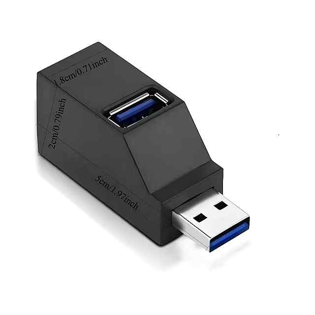 MeiGlobal USB Розгалужувач 4x Порти: 3.0   2 x 2.0, PlugPlay, Заряджання, Win/Mac/Linux.