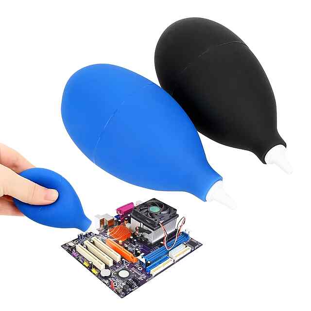 Механічна повітродувка для чищення техніки: лінз, клавіатур, екранів. Безпечний догляд за електронікою. Компактна ручна модель.