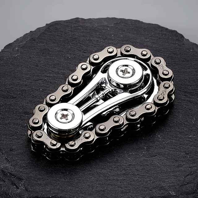 Металевий EDC спінер із ланцюга: Антистрес з ефектом маховика | Стильний подарунок