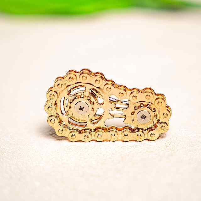 Металевий EDC спінер: антистрес-іграшка з велосипедних ланцюгів для дорослих – плавне обертання, ефект гіроскопа!