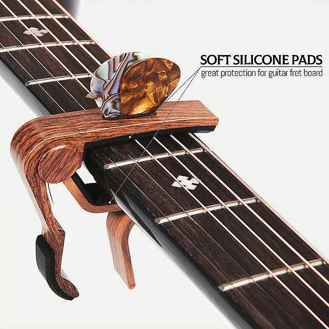 Металевий Каподастр для Гітар з Медіатором ???? - Стильний Аксесуар - 3 фото товару