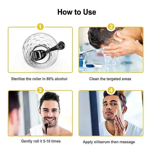 Мезоролер 540 голок: Зменшує зморшки, стимулює відновлення та проникнення косметики. Доставка Україна. - 3 фото товару