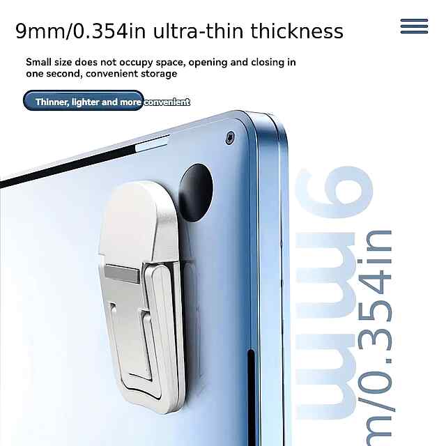 Міні підставка для ноуту - чорна 10-18 дюймів (2 шт) Україна - 2 фото товару