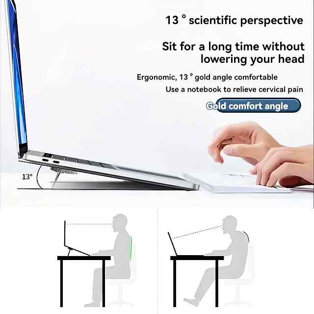 Міні підставка для ноуту - чорна 10-18 дюймів (2 шт) Україна - 3 фото товару