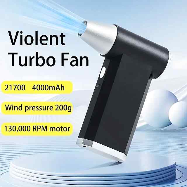 Міні Турбо Вентилятор 45м/с - потужний, портативний та довговічний.