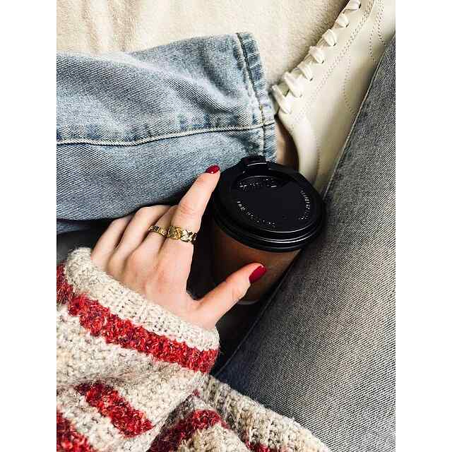 Мінімалістичне кільце Burgundy Bijouterie - регульоване, зі знижкою 20% по коду PROM20. Купити Україна. - 1 фото товару