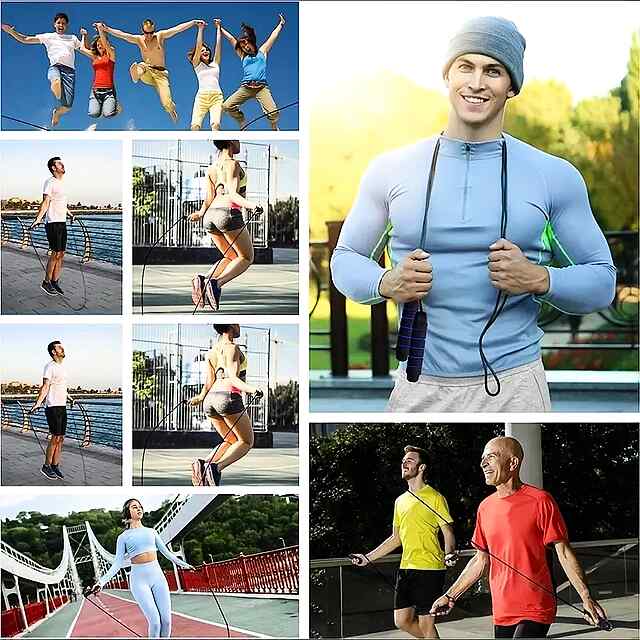 MOGOLD Професійна швидкісна скакалка для тренувань та фітнесу. - 1 фото товару