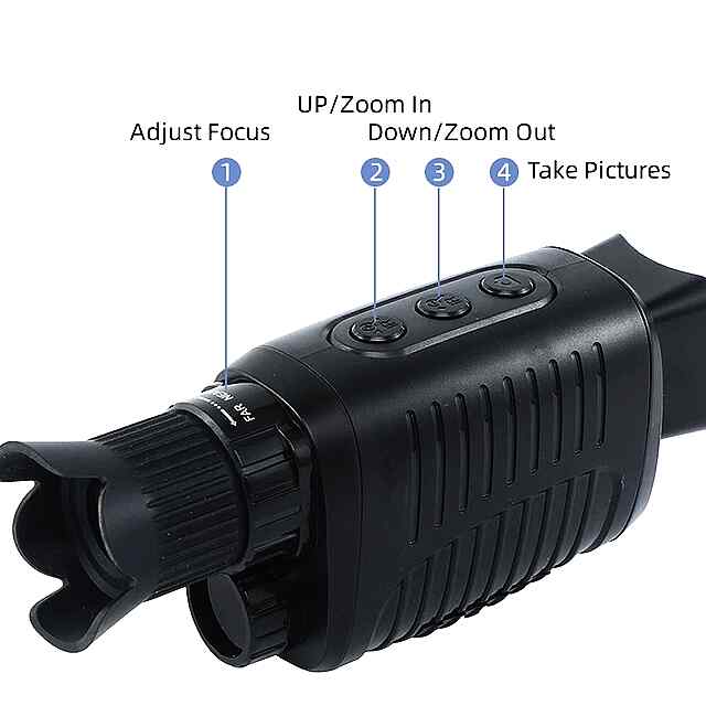 Монокуляр ніч бачення 1080P з ІЧ-камерою 5х зум до 300м IPX4 3800mAh Україна - 1 фото товару