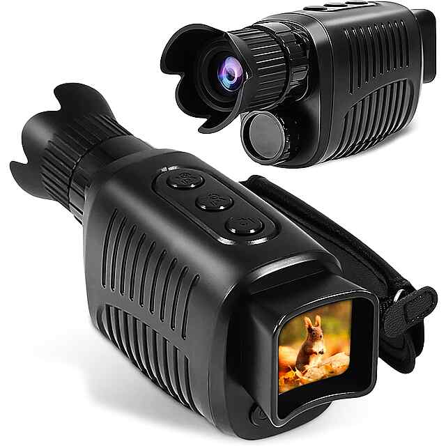 Монокуляр нічного бачення 1080P HD з ІЧ-камерою і 5x зумом для полювання