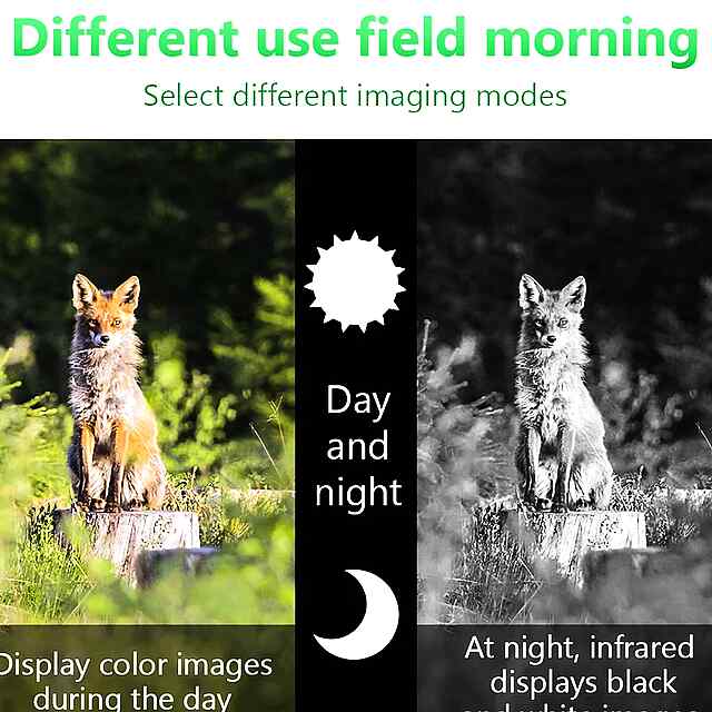 Монокуляр нічного бачення 1080P HD з ІЧ-камерою і 5x зумом для полювання - 3 фото товару