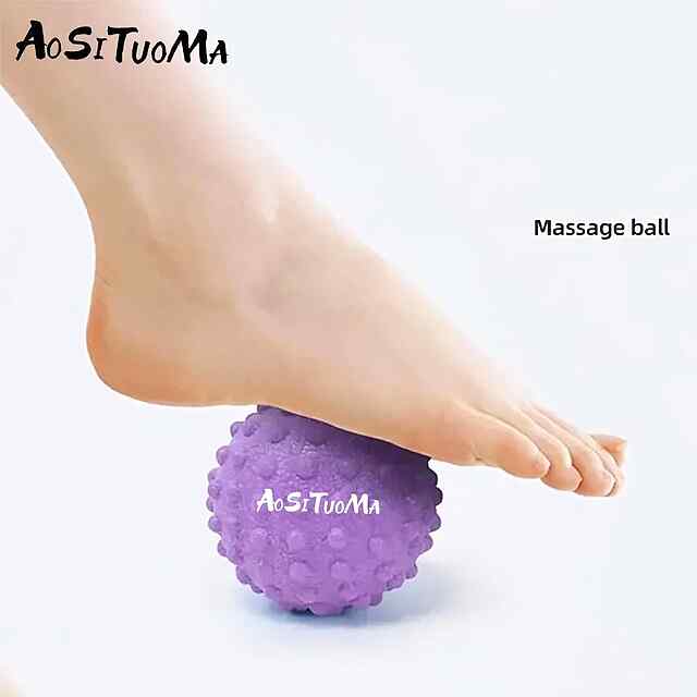 М'яч фасціальний середньої жорсткості, фіолетовий (для масажу тригерних точок) 5см