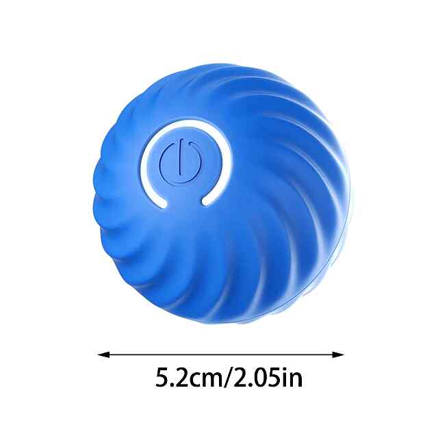 М'ячик інтелектуальний для собак і котів (синій) 5.2 см - з підзарядкою TYPE C, G1339, Україна - 3 фото товару