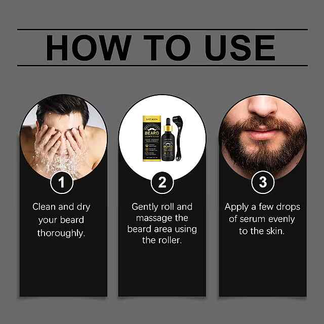 Набір для догляду за бородою   мезоролер 60мл - олія, розмарин, імбир. Догляд за шкірою обличчя. Професійний комплект ???????? - 3 фото товару
