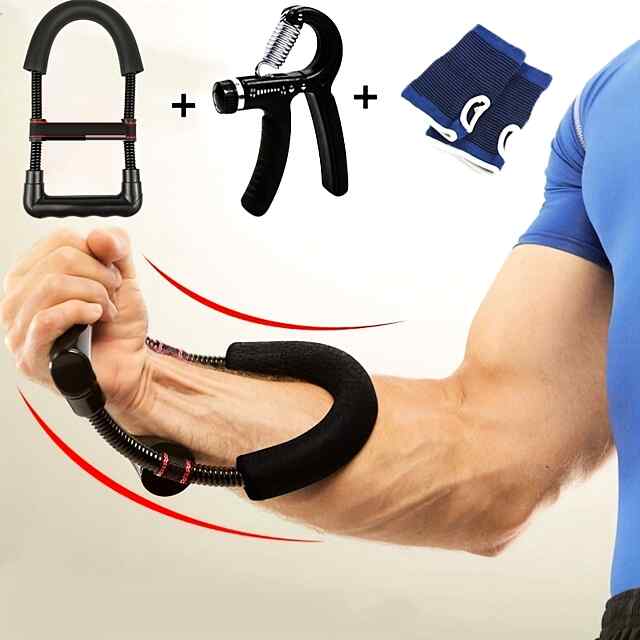 Набір еспандерів Сила Рук 3в1   рукавичка тренування кистей ????