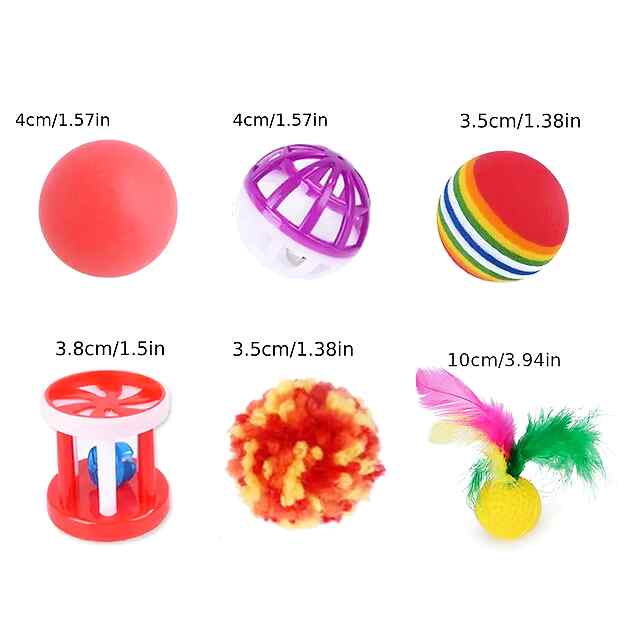 Набір іграшок для котів - тунель паличка м'ячики, розваги та розвиток! 21 предмет. Купити в Україні. - 1 фото товару