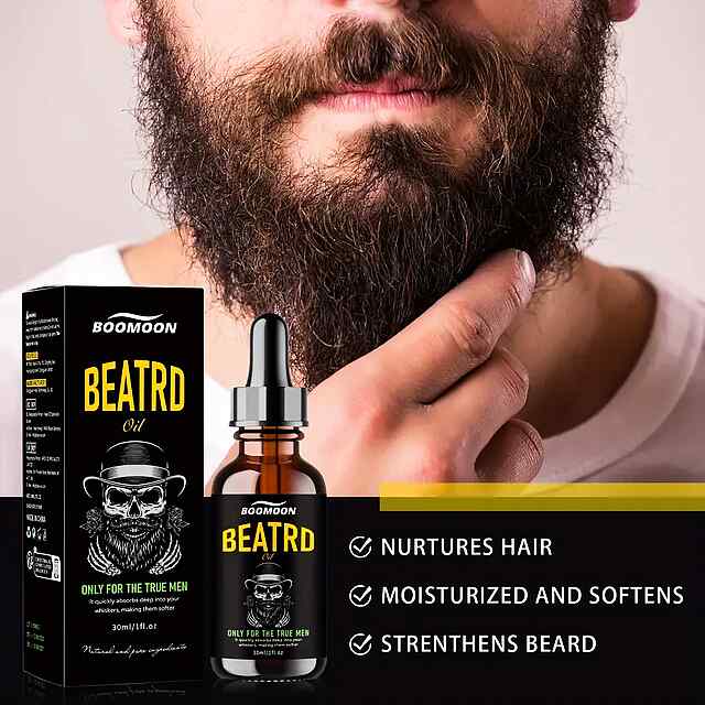 Набір олії сандал ролик для бороди 30мл - догляд, ріст, живлення - 3 фото товару