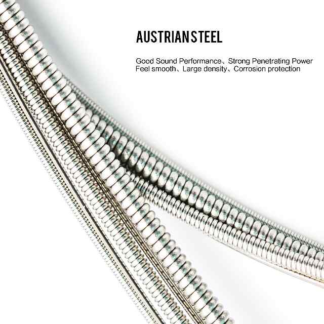 Набір струн для класичної гітари (6шт) - міцні та довговічні - 2 фото товару