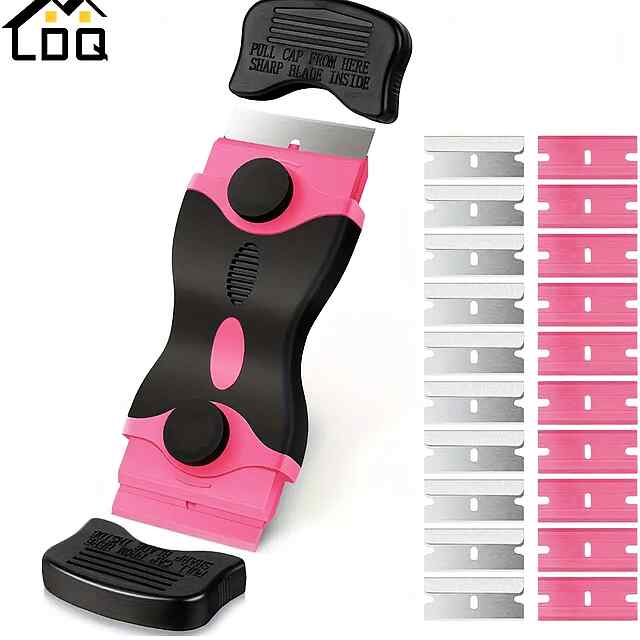 Двосторонній ніж-скребок, комплект із лезами для клею та скла, склоочисник.