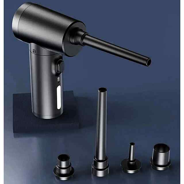 ???? Бездротовий очисник з LED-підсвіткою, 100 Вт, 3 режими потужності, Type-C, 6000 мАгод