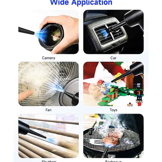 ???? Очисник пилу з підсвіткою, 3 режими потужності - 1 фото товару