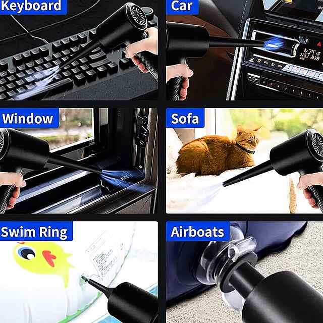 ???? Очисник пилу з підсвіткою, 3 режими потужності - 2 фото товару