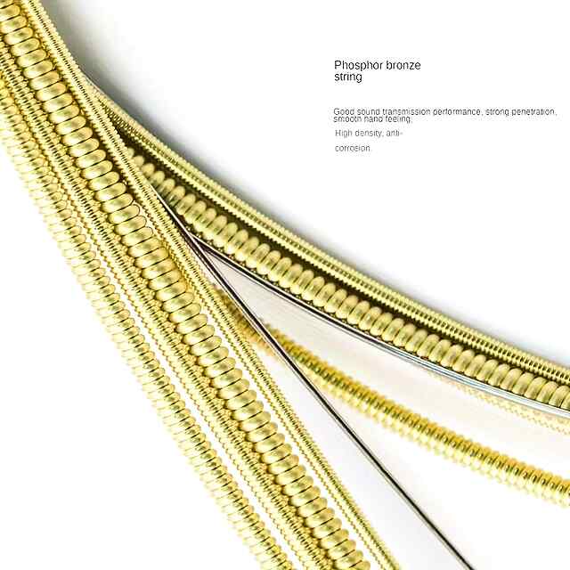 Orphee TX620 - струни Extra Light для акустичної гітари | Яскраве звучання   м'який натяг - 3 фото товару