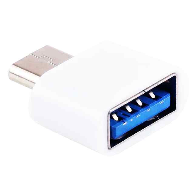 OTG перехідник USB C ➡ USB адаптер (Білий) – швидкий і зручний для передачі даних та заряджання. - 1 фото товару