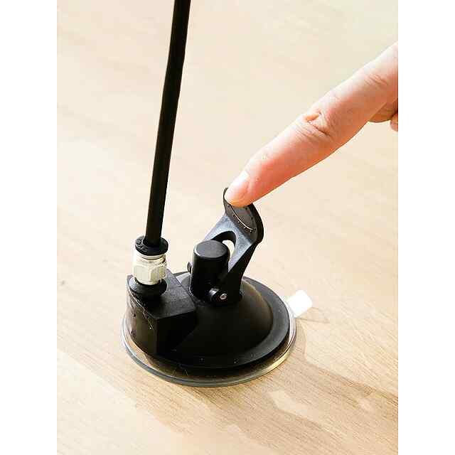 Паличка-присоска для котів з пташкою та пір'ям, фіолетовий - 3 фото товару