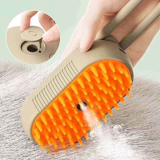 Парова щітка масажер для собак та котів Хакі - SPA процедури вдома